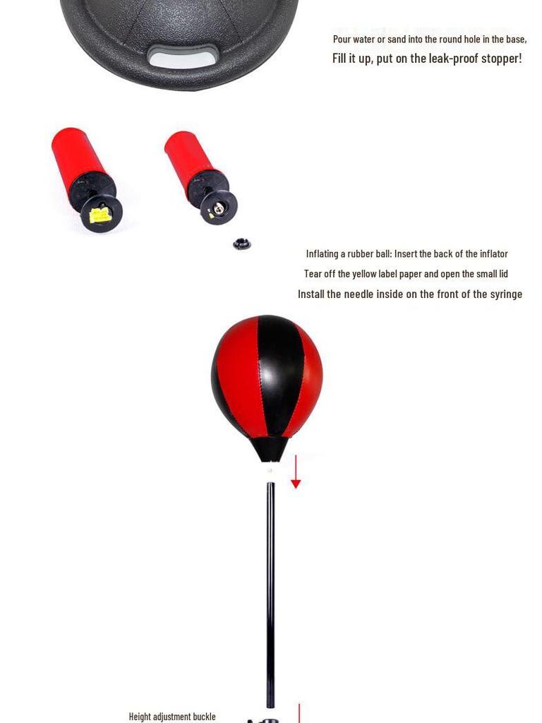 Inflatable Kids' Standing Punching Bag Set for Ages 5-10