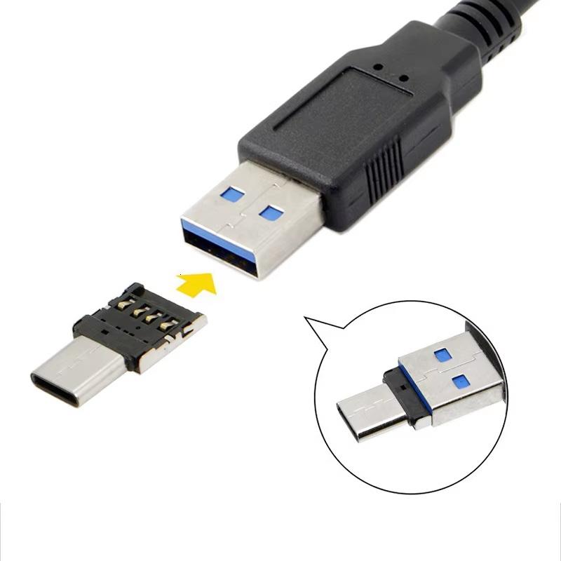 10 шт. Универсальный Type-C Micro USB на USB 2.0 OTG Адаптер Разъем для Мобильного Смартфона USB2.0 Type C Micro USB OTG Кабель Адаптер