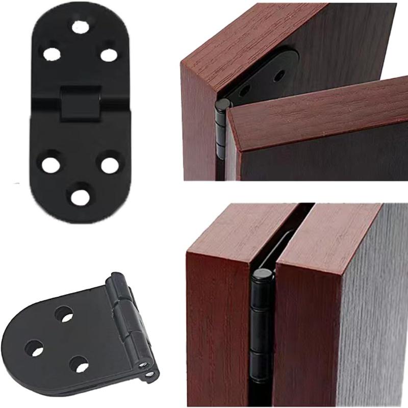 10 шт. 80*30 мм Накладные складные петли Самоподдерживающиеся Складные Петли для стола Дверцы шкафа Мебельная фурнитура