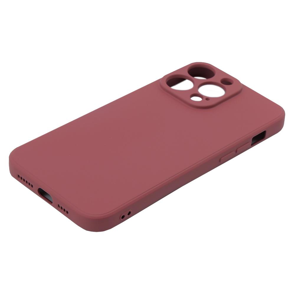 Case for iPhone 15 Pro Max, Silicone Lite, Red