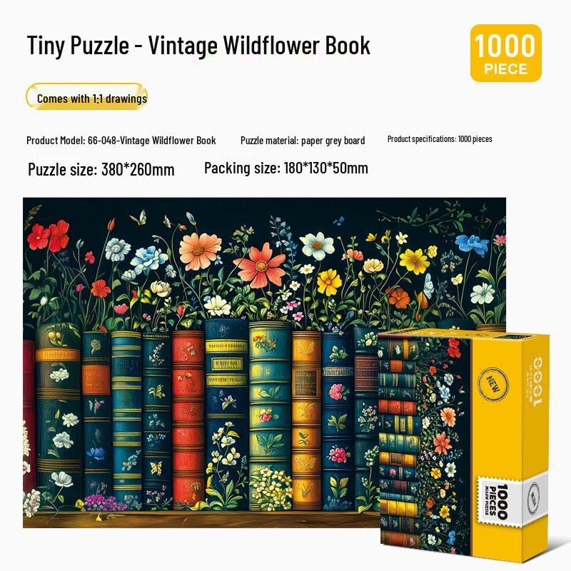 Мультяшный пазл из 1000 деталей для взрослых и детей - Сложная развивающая игрушка для снятия стресса, подарок