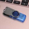Поворотный USB-кардридер Прямое чтение Вставьте и используйте Ридер для ноутбуков планшетов смартфонов