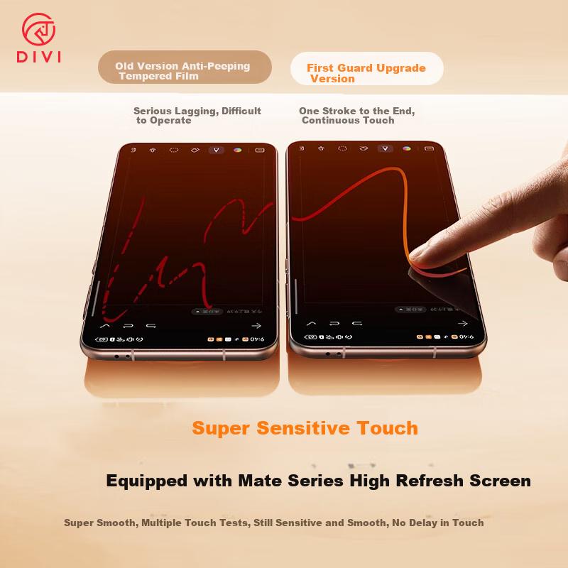 New True Protection Screen Protector for Huawei Mate70 Pro, Tempered Glass Film for Mate70 Pro+/Edition, Full Screen for Mate70 RS, Shatterproof Glass