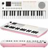 Onetone Electronic Mini 37 LED японская кабельная клавиатура, клавиши, дисплей, совместимость с USB-MIDI, возможность письма, OTK-37M/WHPK (USB-накопитель в комплекте)
