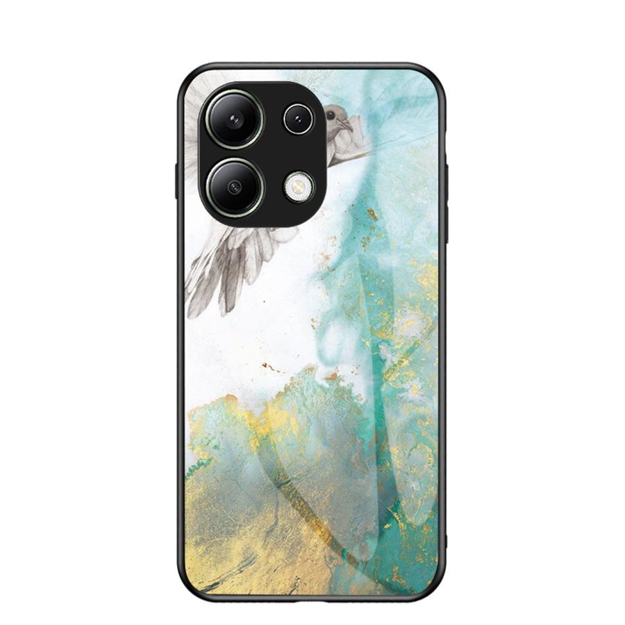 Чехол для телефона из закаленного стекла с мраморным рисунком для Vivo V30 V40 SE V25 V27 V23 Y75 Y55 Y28 5G Realme C65 C51 C61 GT 6 6T OPPO A40 A98 A78 A79 A74 A80 5G A60 Cover