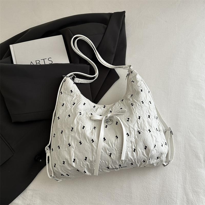 Casual Commuter Tote Bag Contrast Color Shoulder Crossbody Handbag