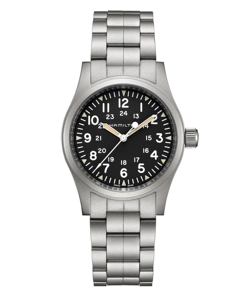 Часы HAMILTON с подлинной гарантией Khaki Field Mechanical с ручным заводом H69439131 унисекс импортные [Hamilton] [обычный продукт]
