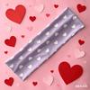 JYSP Fashionable and Versatile Sports Headband New Heart Print Wide Elastic Fitness Yoga Hair Band