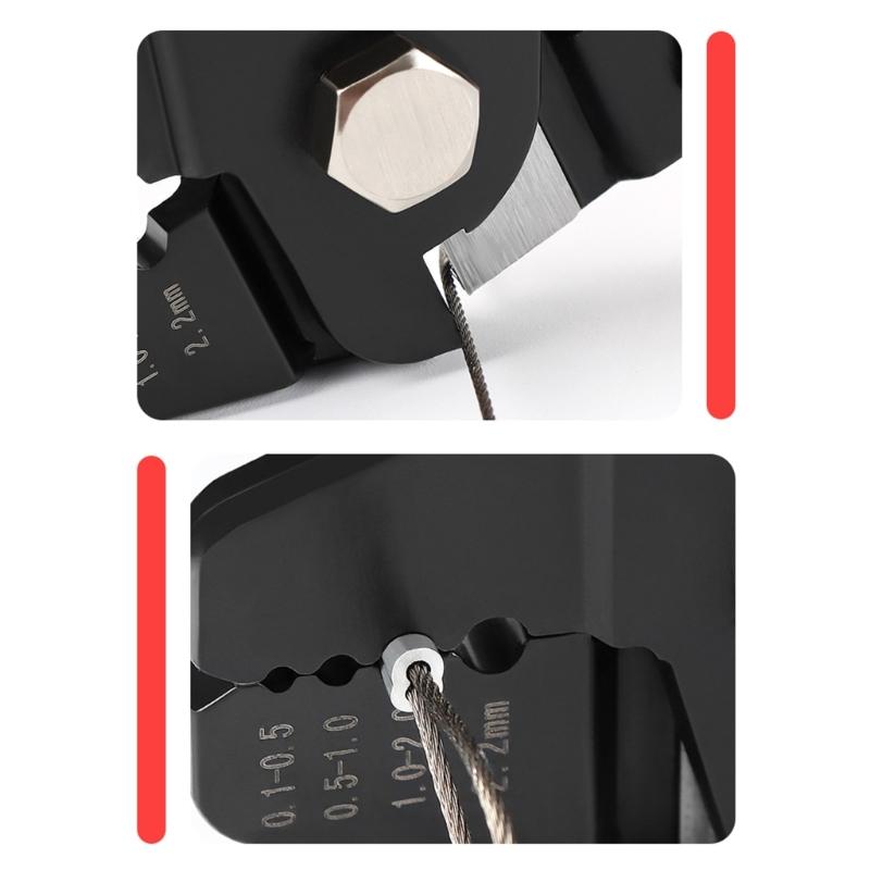 Fishing Crimping Tool Fishing Wire Line Crimping Rigging Kit Fishing Pliers Wire Rope Leader Crimp Tool Fishing Crimp