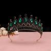 Baroque Retro Black Luxury Crown Bridal Tiara Wedding Dress Birthday Queen Crown Cake Crown