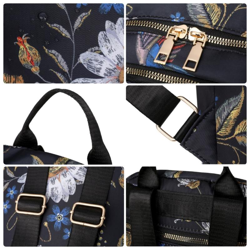 Модный рюкзак Sweet Cherry Butterfly из мягкой нейлоновой ткани, женская сумка через плечо, симпатичная универсальная школьная сумка для девочек-подростков, рюкзак для отдыха на природе и путешествий