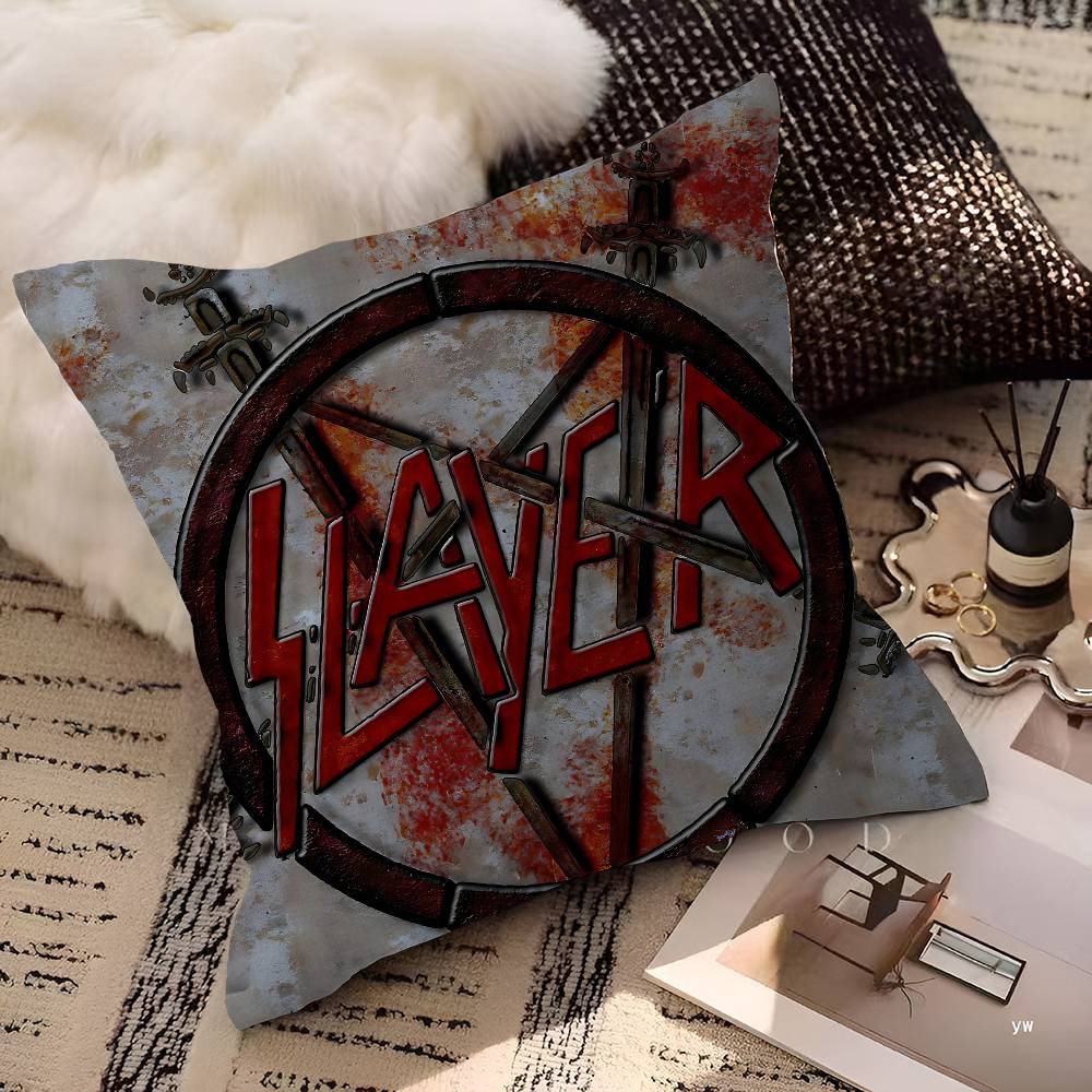 SSlayers Band Pillow Gift Home Office Decoration Bedroom Sofa Car Cushion Cover Case 45x45