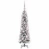 Artificial Christmas Tree with 150 LEDs and Stand White 120 cm