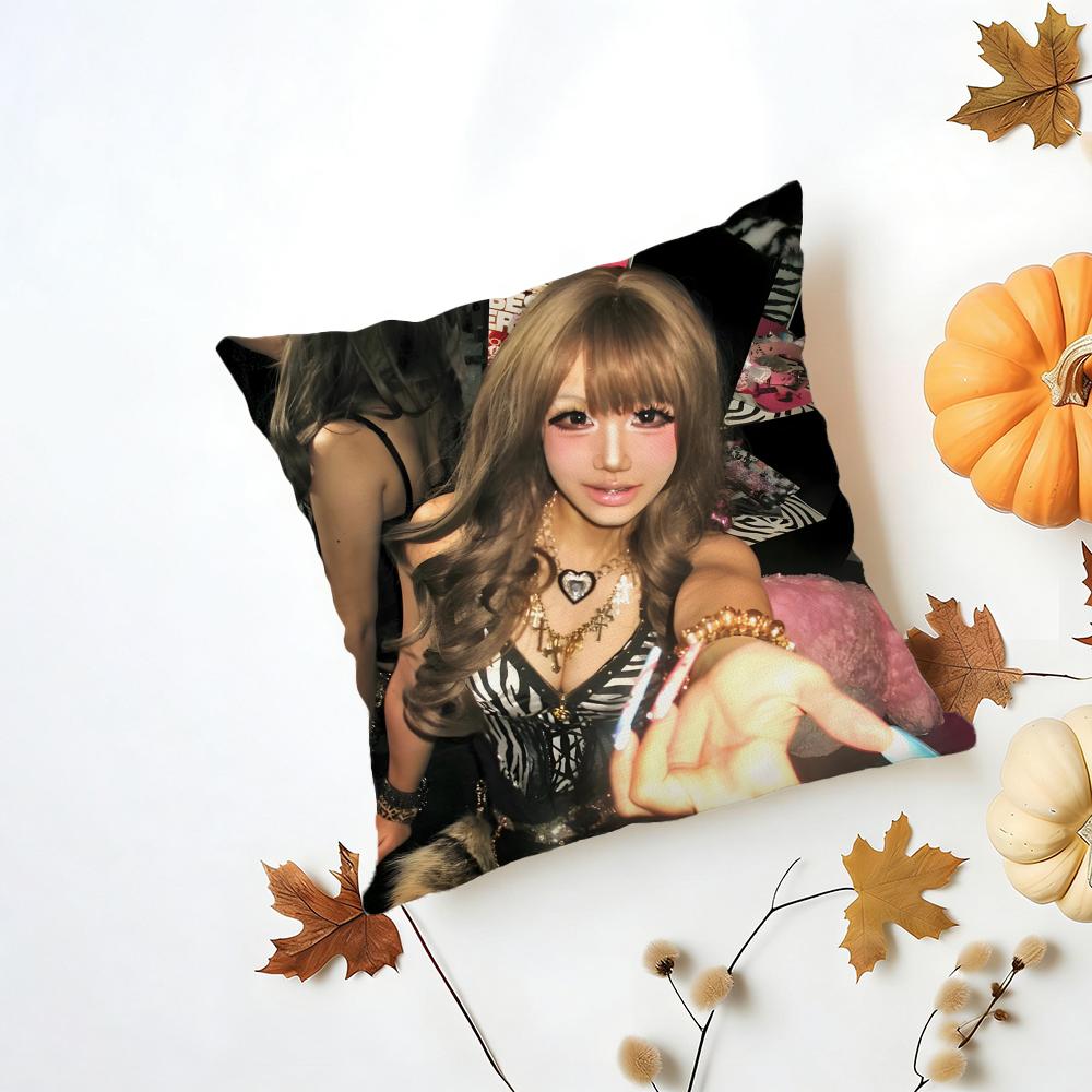 Friday GGyarues Cushion Cover Iceland Washable Linen Soft for Daily Sofa Bed Home Room Decor