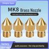 MK8 Brass Nozzle for 3D Printer Accessories - Makerbot Compatible