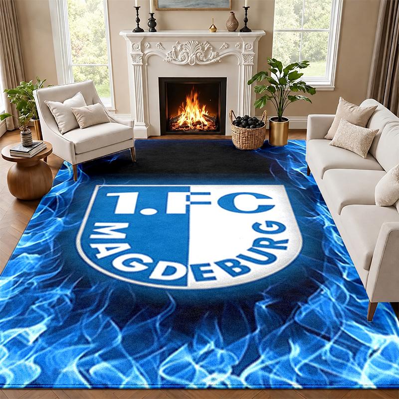 1.FC Magdeburg Carpet Door Mat for Living Room or Bedroom Protective Mat Under Chair Office Decoration Christmas Gift Birthday Present