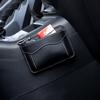 Cards Mobile Phone Collecting Sticky Bag PU Leather Stowing Tidying Car Storage Box Car Pouch Bags Organizer Interior Accessories