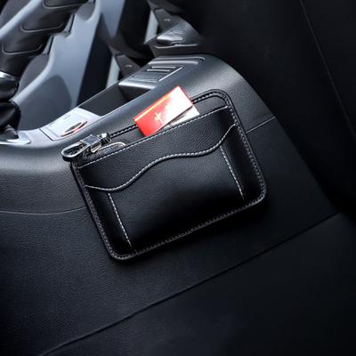 Карты Мобильный телефон Коллекционирование Липкий мешок PU Кожаный Уборка Уборка Автомобильный Ящик Для Хранения Автомобильный Чехол Сумки Органайзер Аксессуары для Интерьера