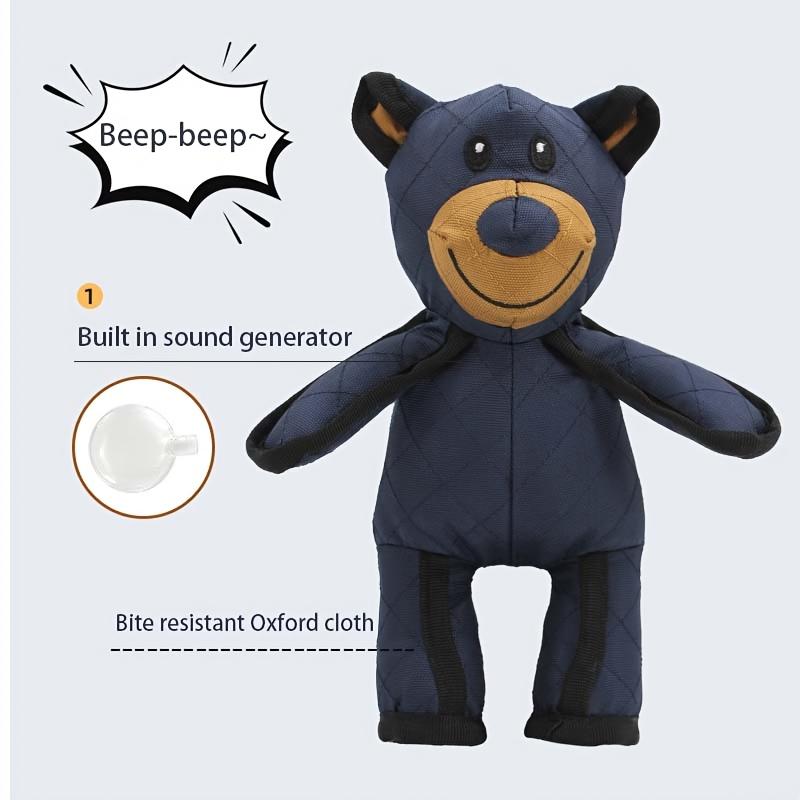 Unbreakable Teddy Extreme Bear Toy For Dogs Chewer Indestructible Plush Dog Squeaking Toy Durable Tough Heavy-duty Chew Dog Toy