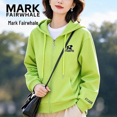 Women's Hooded Zip-Up Casual Sweatshirt Jacket