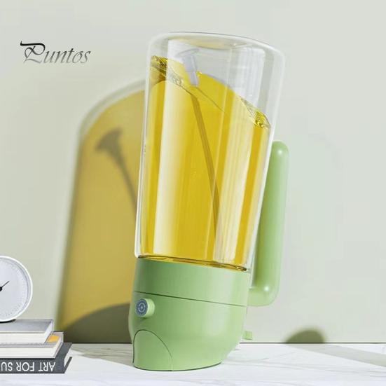 470ml 2-in-1 Oil Dispenser Food Grade BPA Free Leak Resistant Large Capacity Oil Sprayer Storage Bottle with Handle