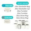 30 oz Tumbler Lid, Replacement Lids Compatible for YETI 30/32 oz Tumbler, 14 oz Mug and 35 oz Straw Mug, 2 Pack Travel Spill Proof Cup Lids Covers