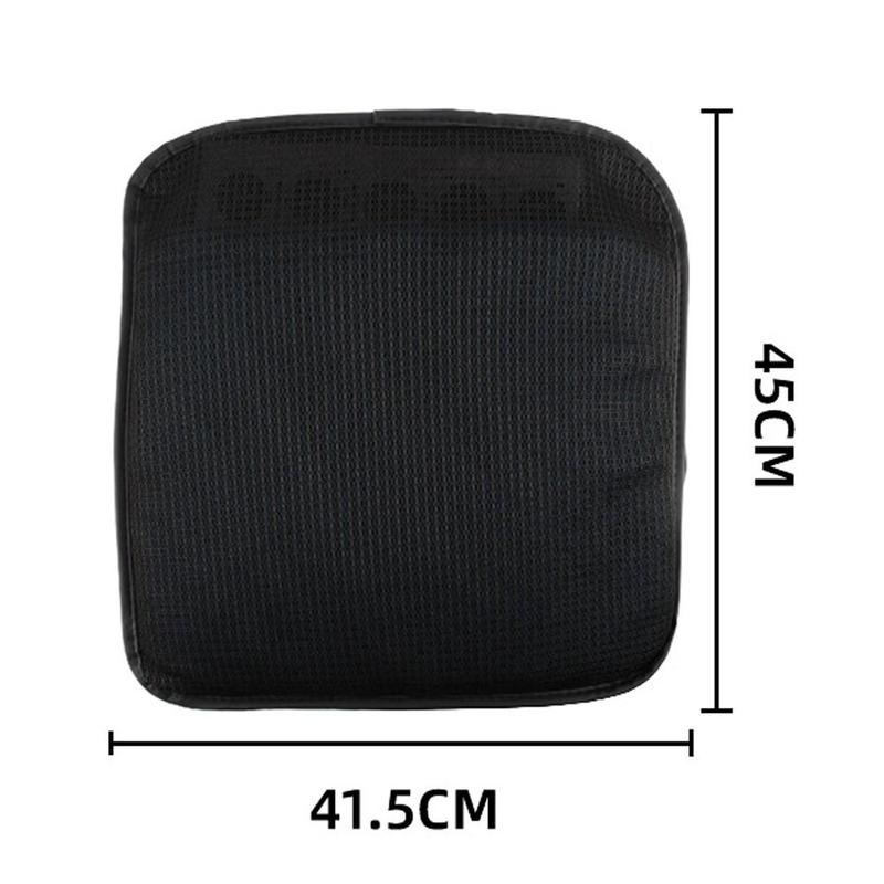 Cooling Seat Cushion With 5 Fans 3 Speed Settings Breathable Ice Silk Pad For Car Interior Accessories