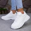 Женские кроссовки TUINANLE Chunky, белые женские туфли, кроссовки на платформе