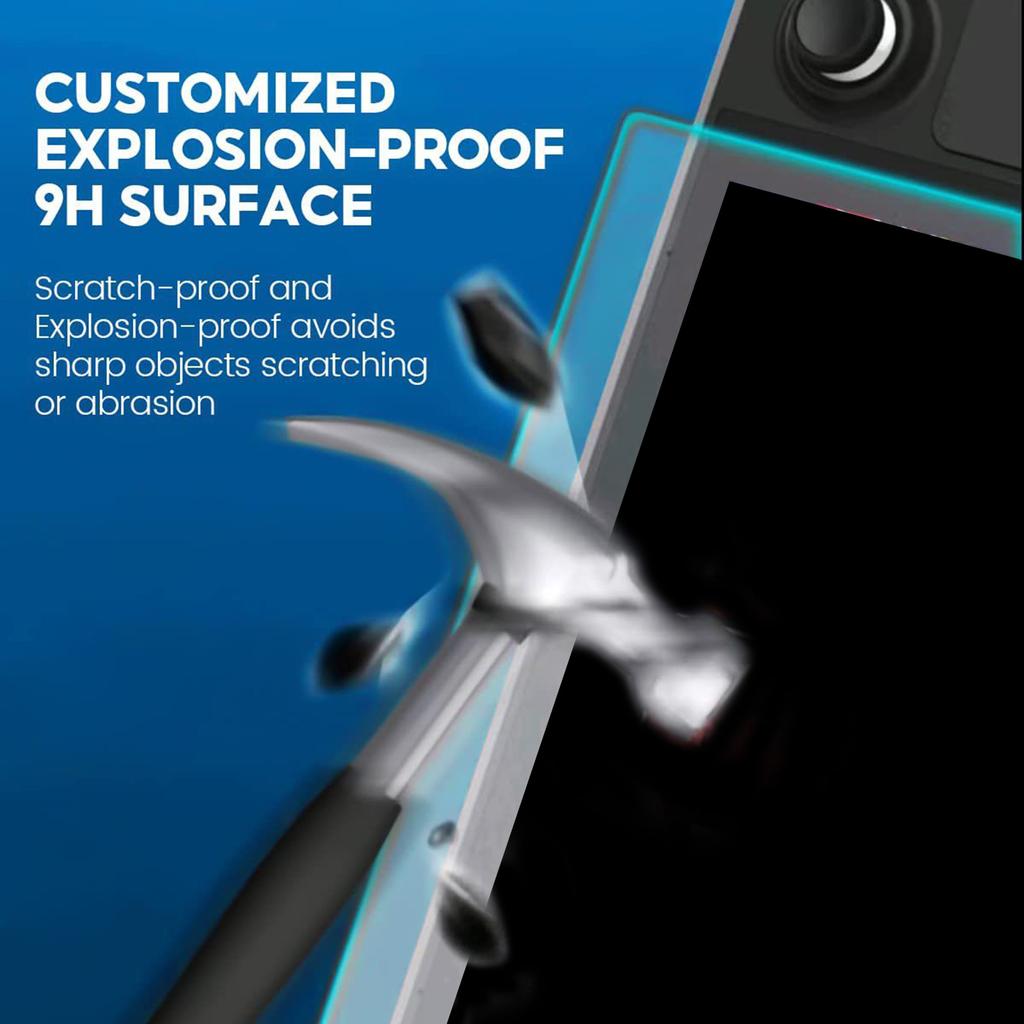 Защитная пленка для экрана Закаленное стекло Защита от отпечатков пальцев Устойчивое к царапинам Стеклянная защита для экрана Steam Deck Защитная пленка для экрана