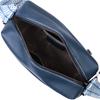 Trendy Bag with One Compartment for Stylish Women Made of Genuine Leather Vintage 22605 Blue