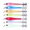 5PCS/LOT Shrimp Squid Jigs Jigging Squid Hook 9.5CM 6g Trout Lure Luminous Shrimp Squid Lure