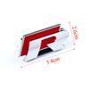 BSI1 For VOLKSWAGEN VW GTI 3D Metal R Badge Car Grill Emblem Stickers Decal For VW Volkswagen Jetta Bora Candy Golf Sagitar Magotan P