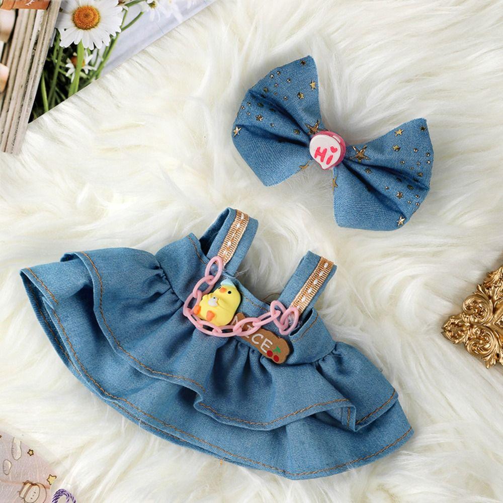 With Bow Headband Accessories Princess Dress 10 Styles Doll Skirt 20cm Cotton Doll/EXO Idol Dolls