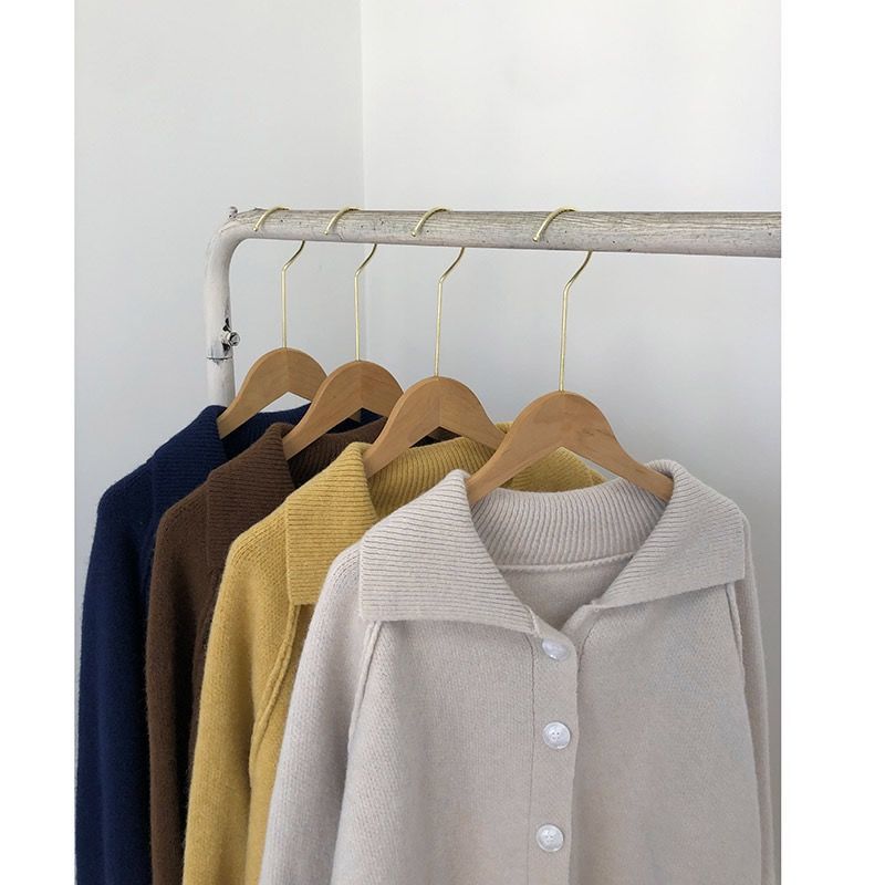 Винтажный вязаный кардиган, женский корейский модный свитер большого размера, элегантный свободный повседневный универсальный топ с длинными рукавами, куртка