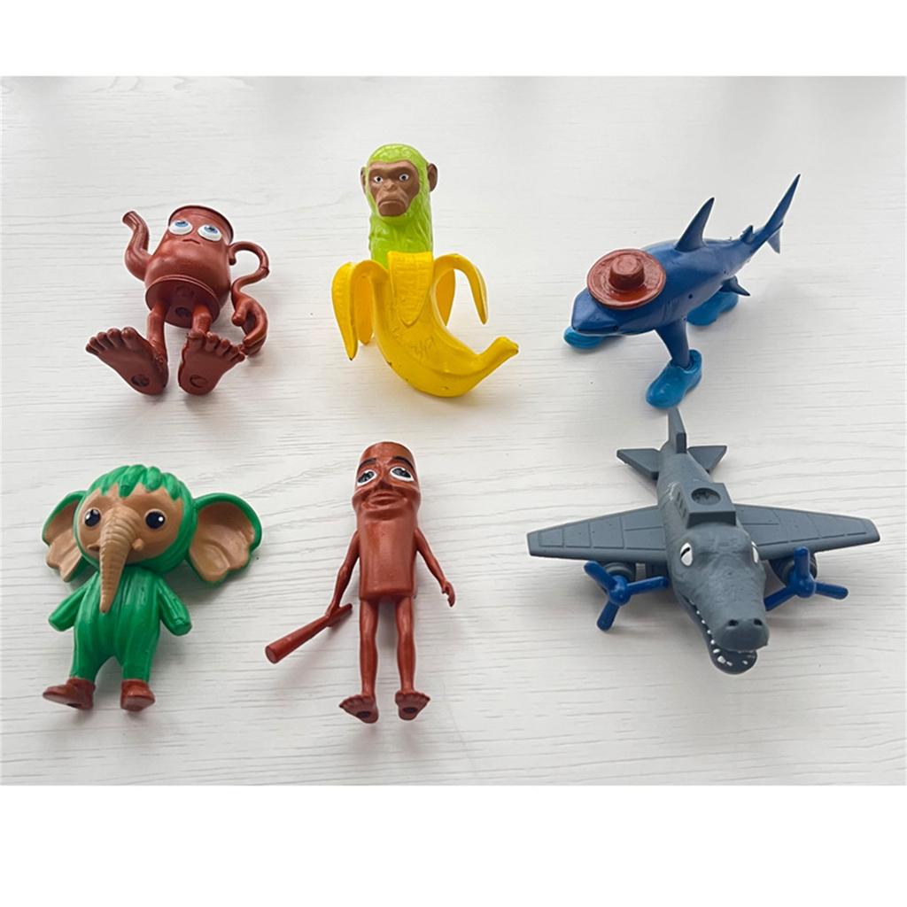 6 шт. Маленький набор кукол, украшения, модель куклы, украшение из АБС-пластика, детская игрушка, подарок