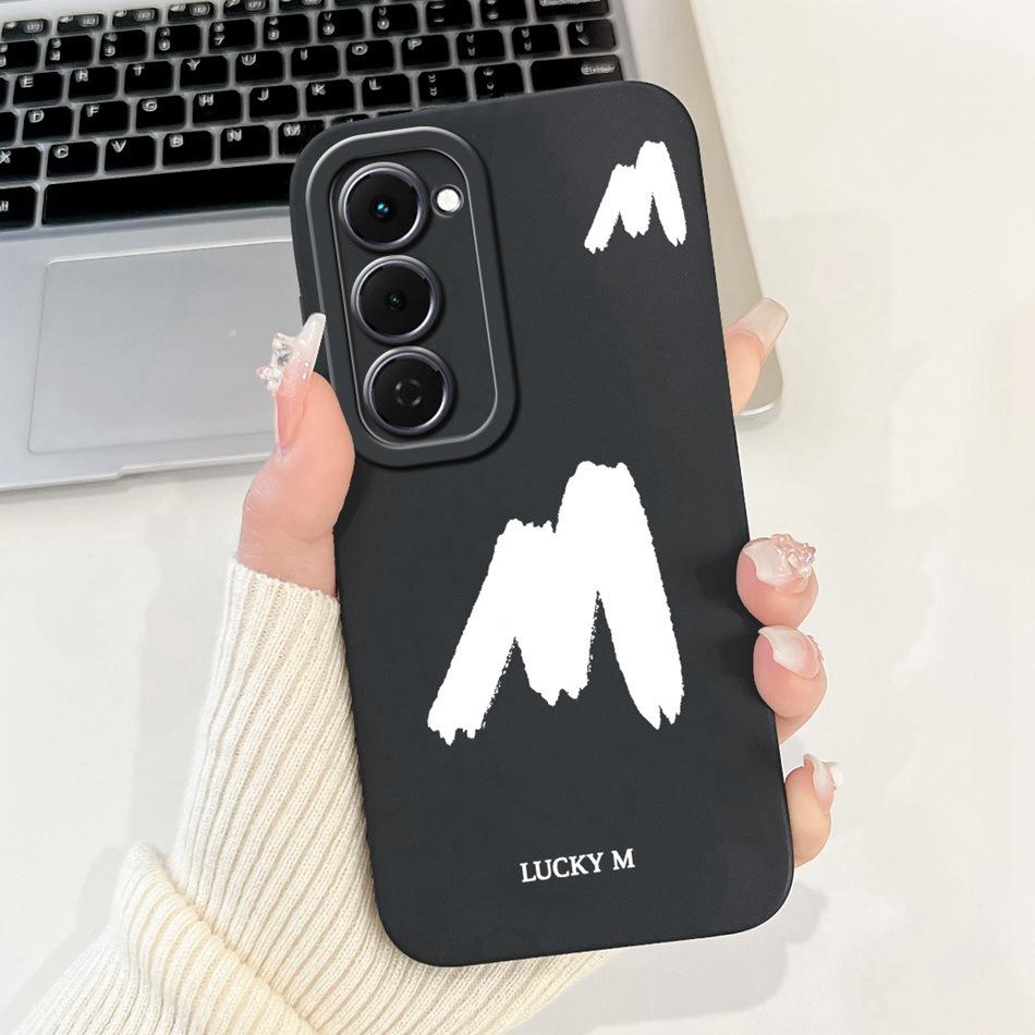 Для Tecno Spark 40 Pro 40Pro+ Чехол для телефона со счастливой начальной буквой Для Tecno Spark40 Pro Plus Мягкие силиконовые ударопрочные чехлы Бамперы