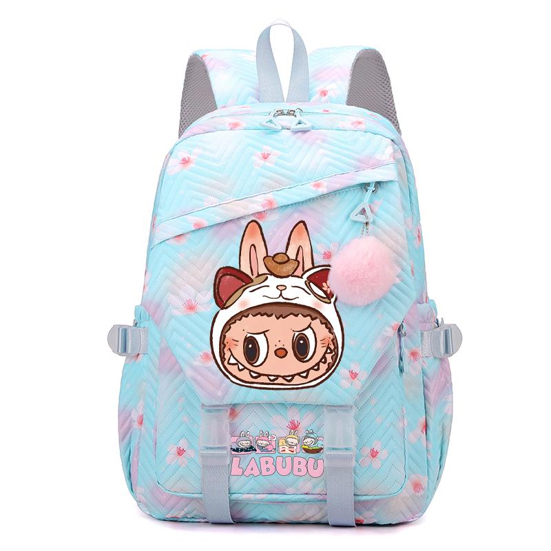 Cartoon Printed Backpack Student Kid Boy Girl Bookbag Teenger Large Capacity Waterproof Schoolbag Travel Bag Gift Mochila