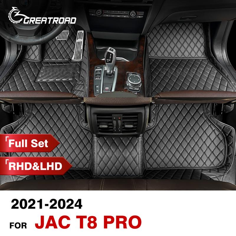 Car Floor Mats For JAC T8 Pro 2024 Custom Auto Foot Pads Automobile Carpet Cover Interior Accessories
