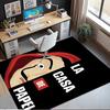 La Casa De Papel Printed Carpet Rug for Office Chair Living Room Bedroom Kitchen Room Decor Gifts