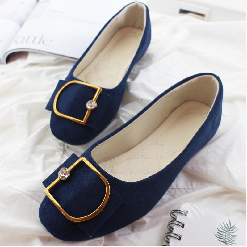 Женская обувь. Туфли на плоской подошве. Удобные повседневные туфли без шнуровки с квадратным носком большого размера, разноцветные.