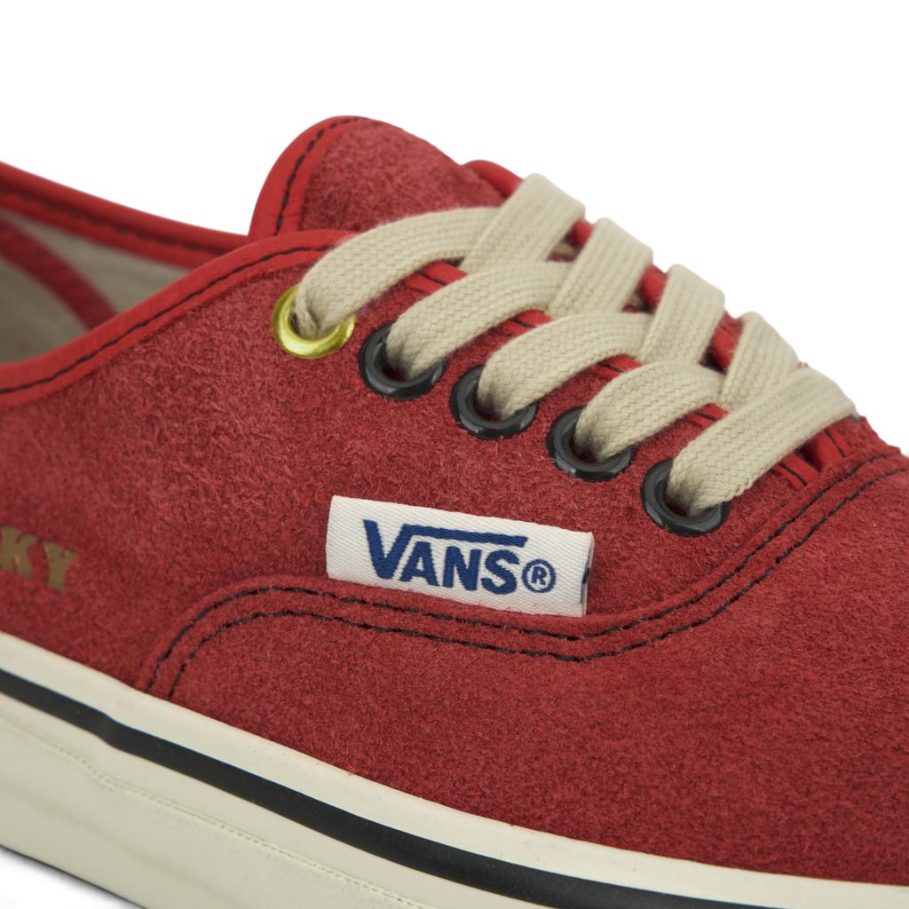 Vans Vault OG Authentic SP LX Julian Klincewicz Замшевые вишнево-красные кроссовки унисекс Волосы-Замша Вишневый-Помидор VN0A5DYGAR4