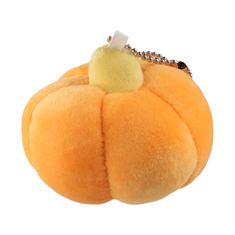 Soft Plush Doll Keyring Mini Bag Pendant Portable Pumpkin Stuffed Toy Keychain Children