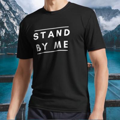 Новая футболка STAND BY ME с логотипом, активная футболка, смешная, размеры от S до 5XL
