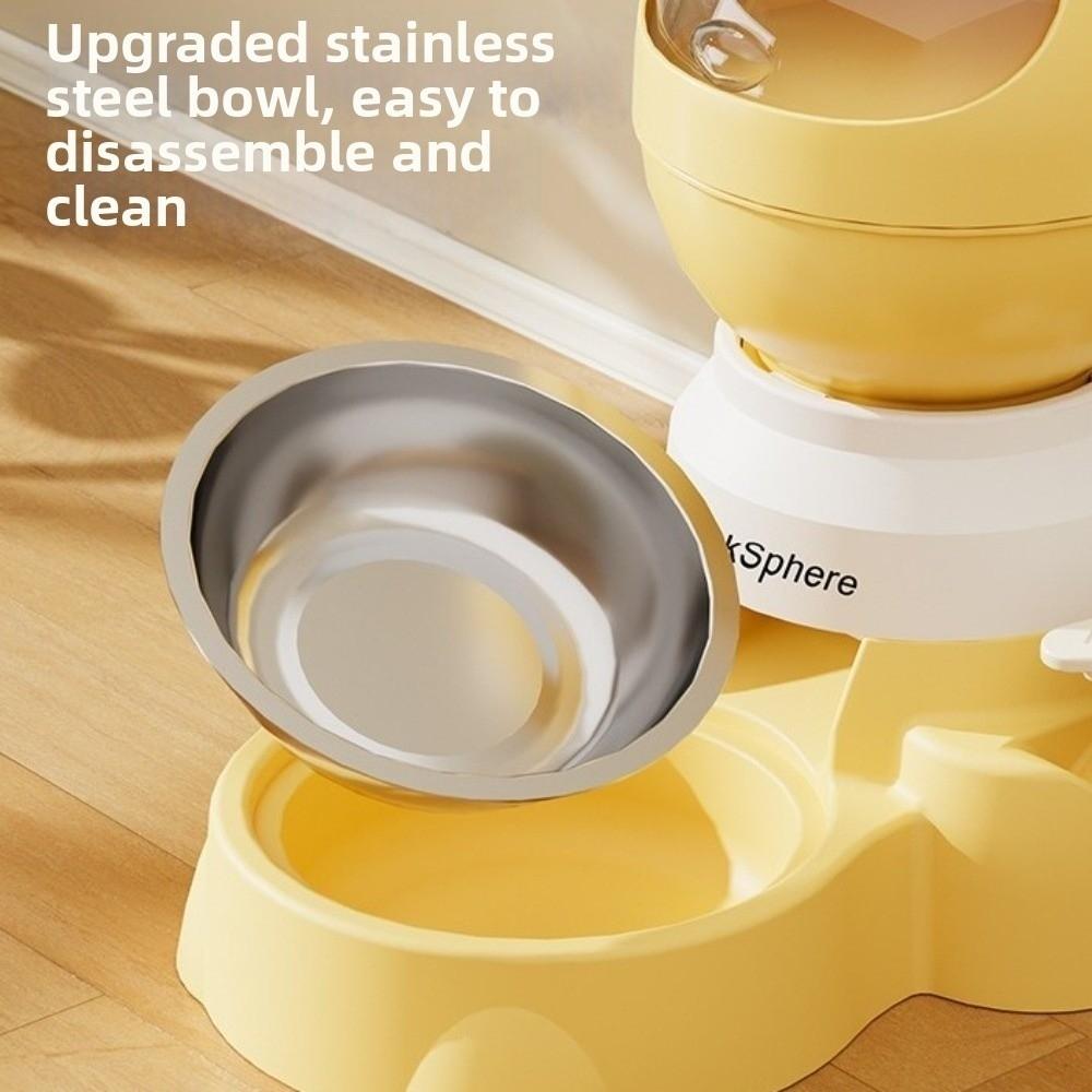 Visual Window Automatic Pet Feeder Large Capacity Pet Food Dispenser Cat Feeding Bowl Multi-Pet