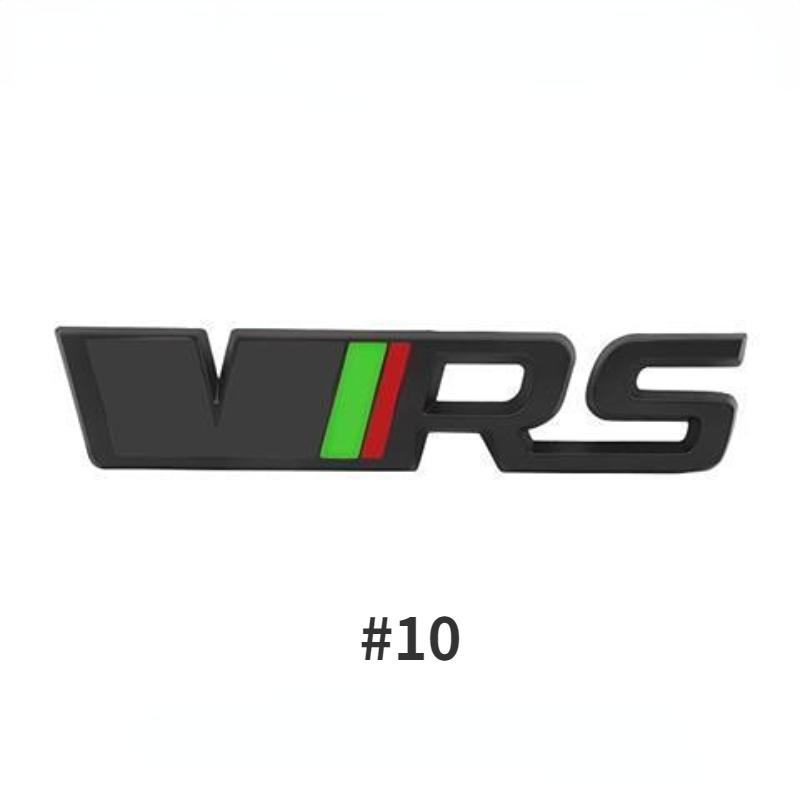 Модификация автомобиля VRS Металлическая наклейка для автомобиля Автомобиль в сети Стандартный трехмерный хвост кузова Стандартные декоративные аксессуары Декоративные наклейки