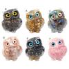 Modern Owl Figurine Fine Workmanship Waterproof Decorative