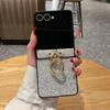 Роскозные блестящие пайетки для чехла телефона Samsung ZFlip7 ZFlip6/5 держатель-кольцо чехол для складного экрана