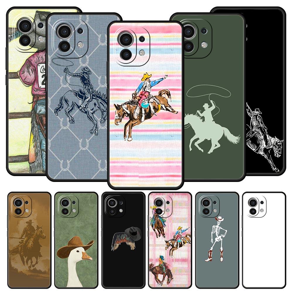 Чехол для телефона для Xiaomi Mi 17 15 14 13 12 11 Ultra 15T 14T 13T 12T 11T Pro Lite 5G Мягкий ТПУ Capas Ковбой Fundas Capas Coque