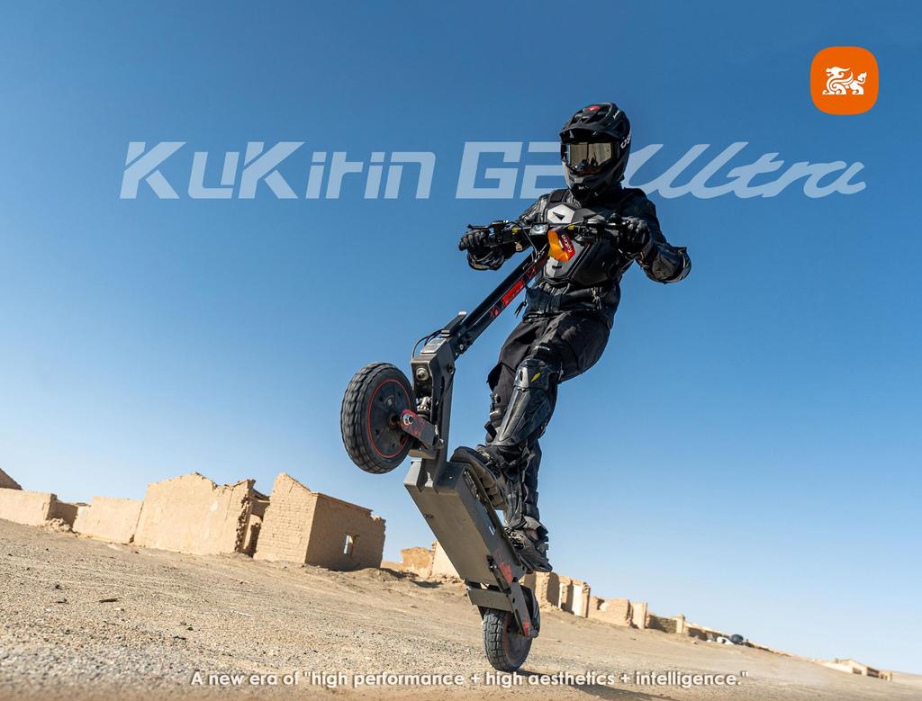 Kukirin G2 Ultra Dual-Drive Foldable Electric Scooter with Large Tires