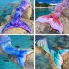 Фланелевое одеяло-хвост русалки для девочек и детей, легкий плед для дивана, дневного сна и летнего кондиционера, домашний декор